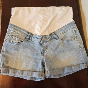 Ripe Demin Maternity Shorts